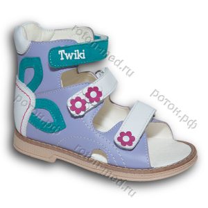 TW-170 Сандалеты ортопед. с отк. нос сир-бир Twiki