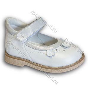TW-225 Туфли ортопед. с закр. носк. белый Twiki