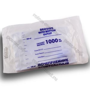 Мочеприемник прикроватный 1000 мл. Apexmed